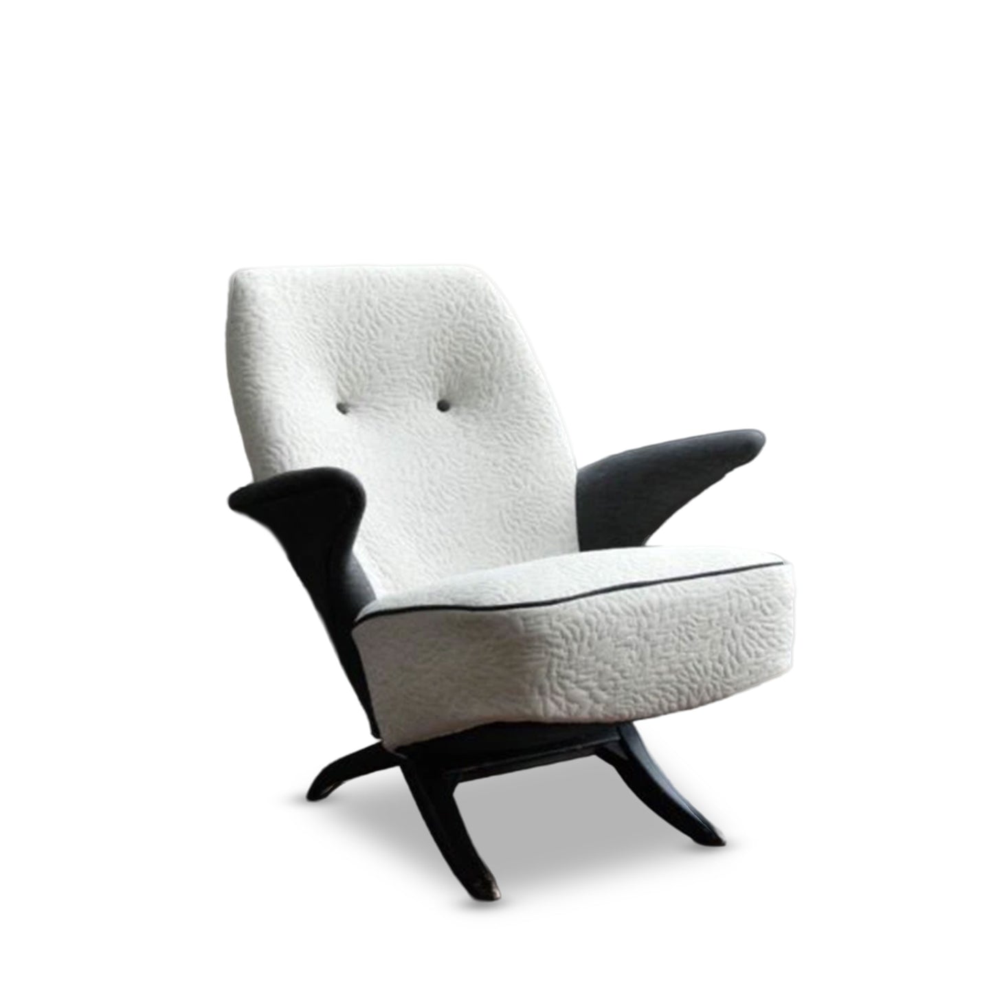 Artifort Penguin fauteuil – refurbished opnieuw gestoffeerd (Kvadrat)