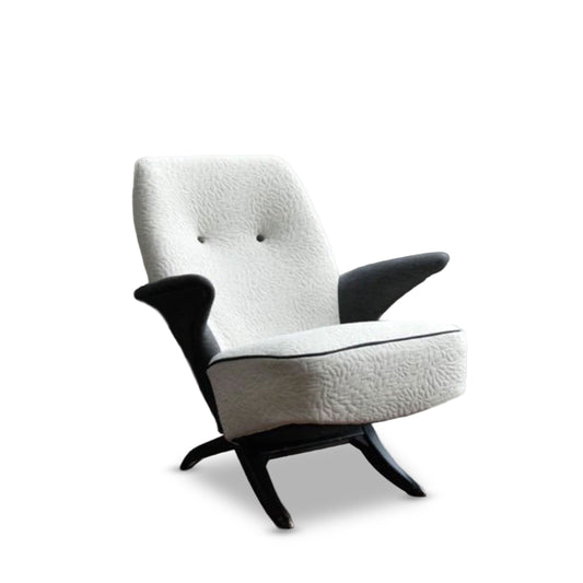 Artifort Penguin fauteuil – refurbished opnieuw gestoffeerd (Kvadrat)