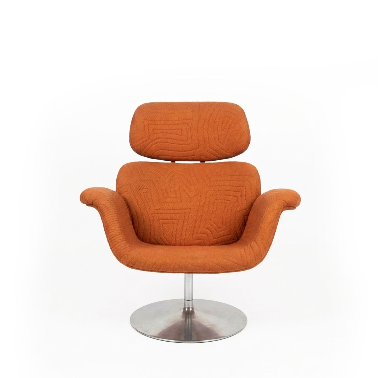 Artifort Big Tulip F545 fauteuil – refurbished opnieuw gestoffeerd (Kvadrat Apparel)