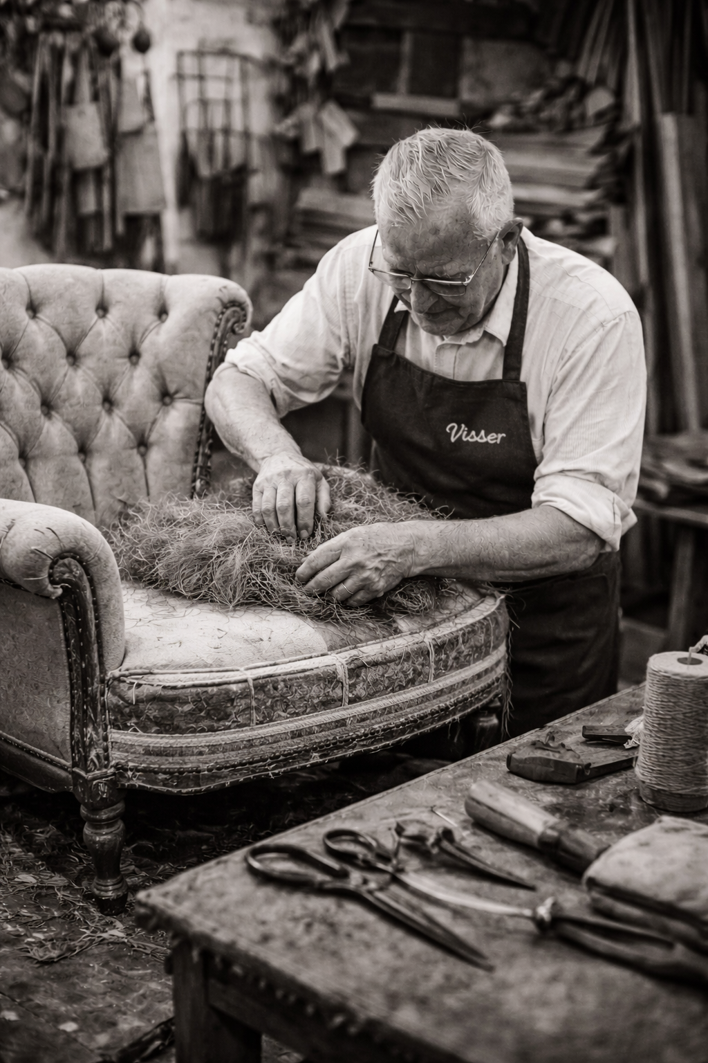 meubels stofferen handwerk